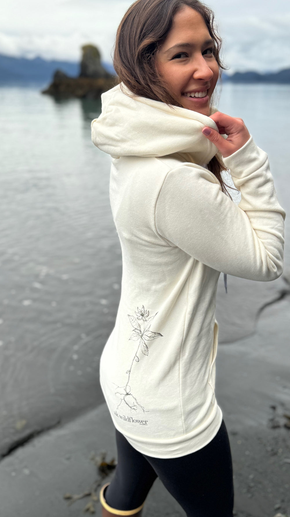 Shell AK Wildflower 50/50 Zipped Hoody $69.00