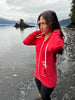 Beach Red AK Wildflower Triblend Zipped Hoody $69.00