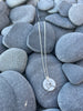 Circle Pendant with Alaska Shape and Wave $49.00