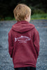 Beach Rose AK Wild Salmon Children's Triblend Zipped Hoody $49.00