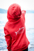 Beach Red AK Wild Salmon Children's Zipped Hoody $49.00