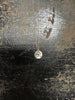 Circle Pendant with Alaska Shape and Forget Me Not $49.00