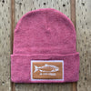 Beach Rose AK Wild Salmon Patch Beanie $38.00