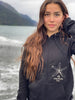 Black AK Starfish Co. 100% Organic Cotton Zipped Hoody